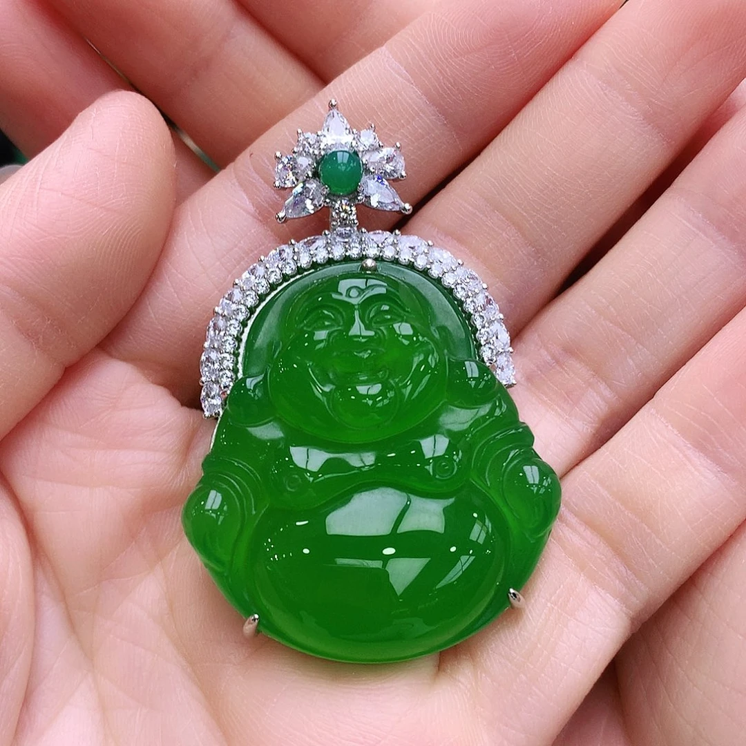 玛瑙/玉髓吊坠银S925镶嵌开*果