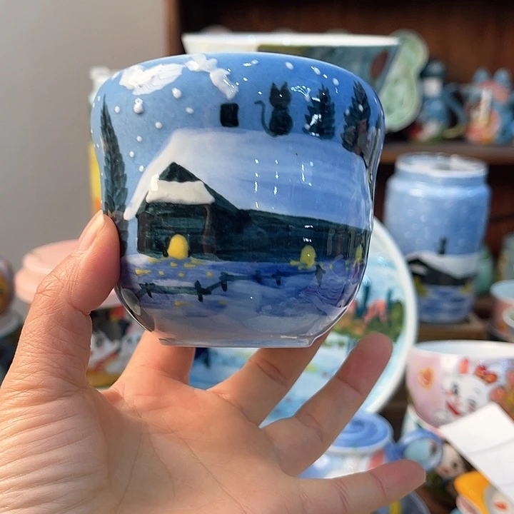 陶景德镇釉下手绘陶瓷