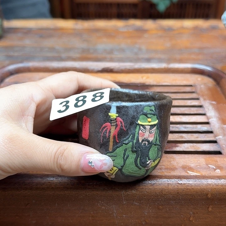 纯手工制作粗陶茶具