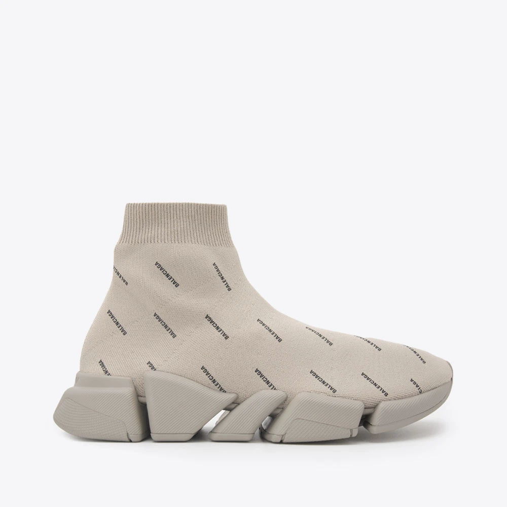 BALENCIAGA巴黎世家SPEED 2.0连袜logo男高帮鞋617239W2DBO9910