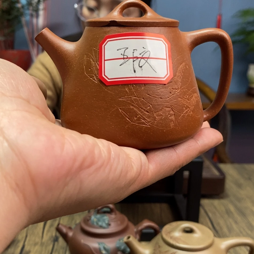 段泥茶壶康*堂红降坡高瓢