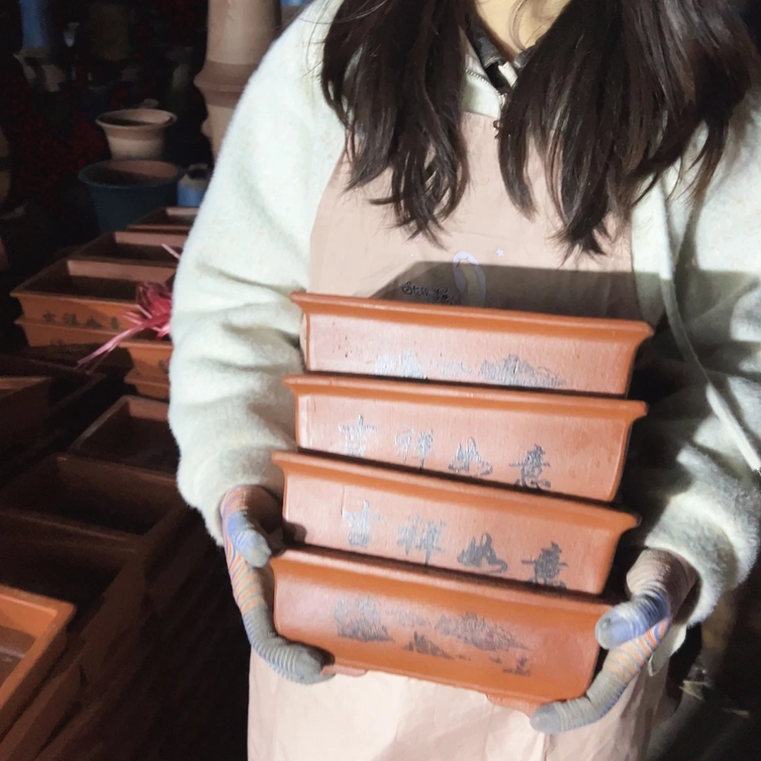 26红马槽花盆花盆×4