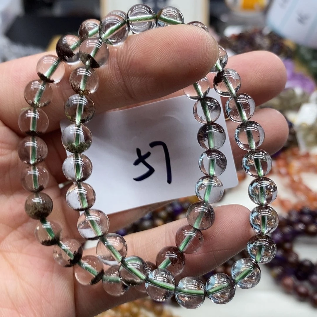 水晶手链未镶嵌多样性发货发一条