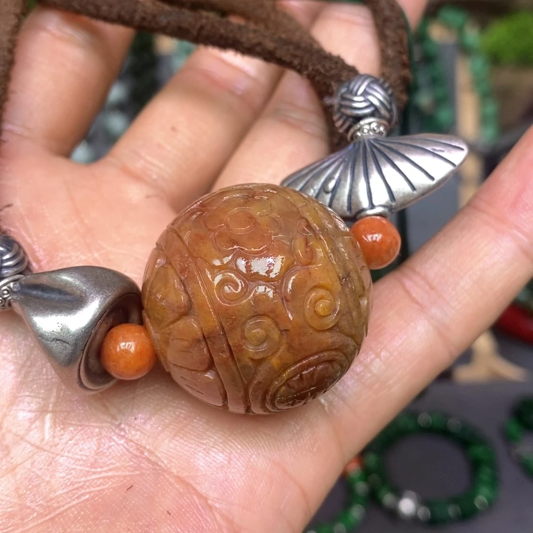 翡翠颈饰银S925镶嵌6****6漂亮美眉