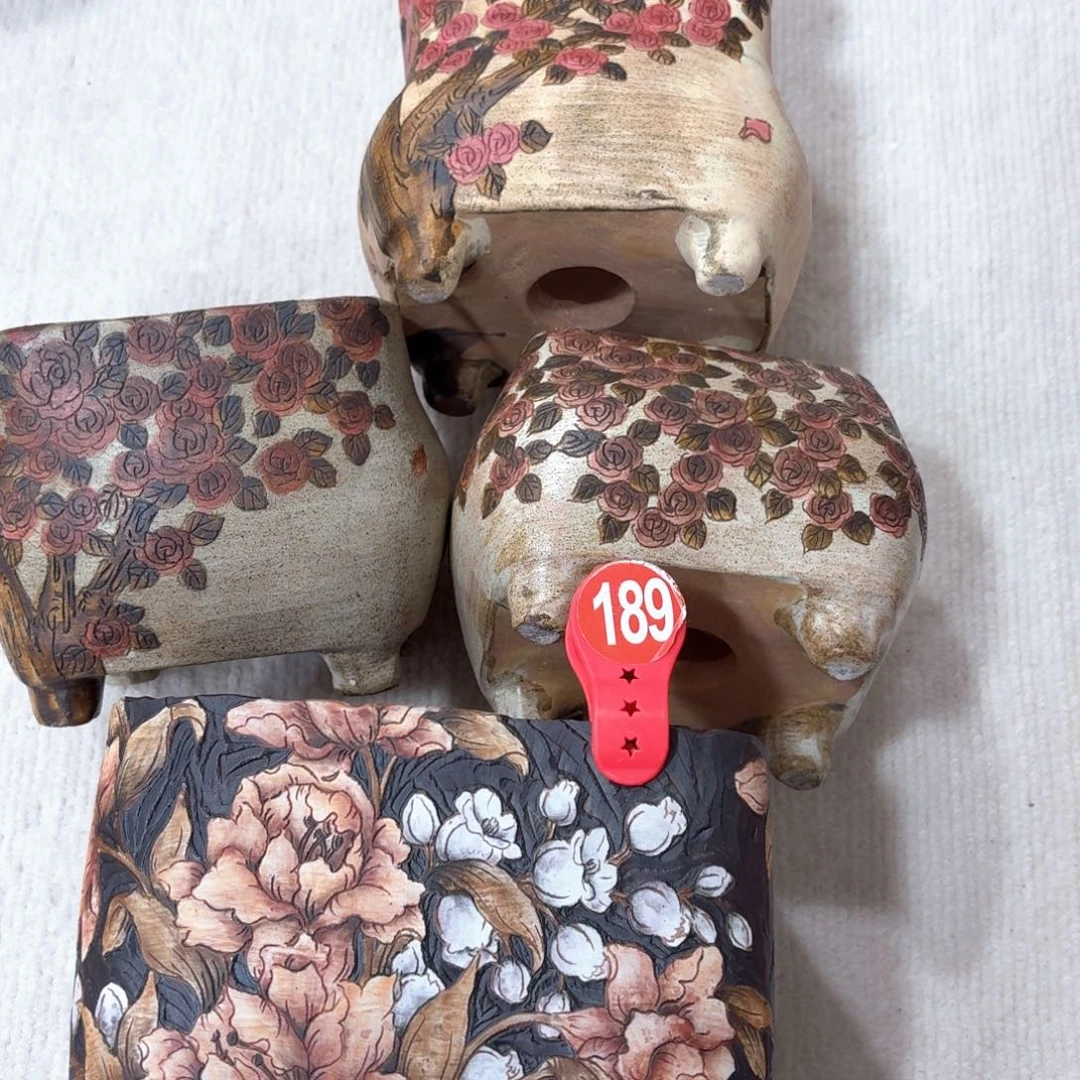 3***子花盆紫砂陶瓷多肉花盆精品