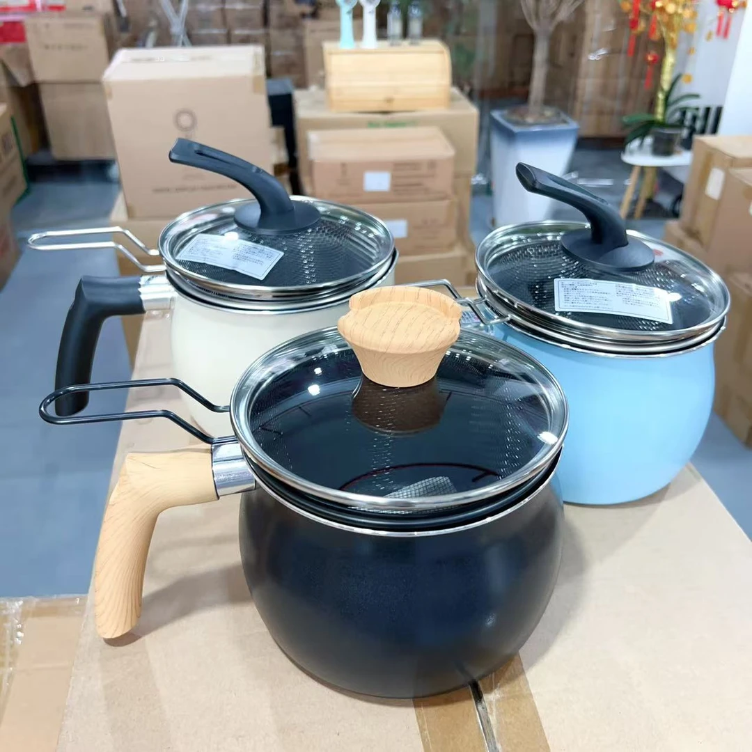 定制款！家用奶杯锅[颜色混发]