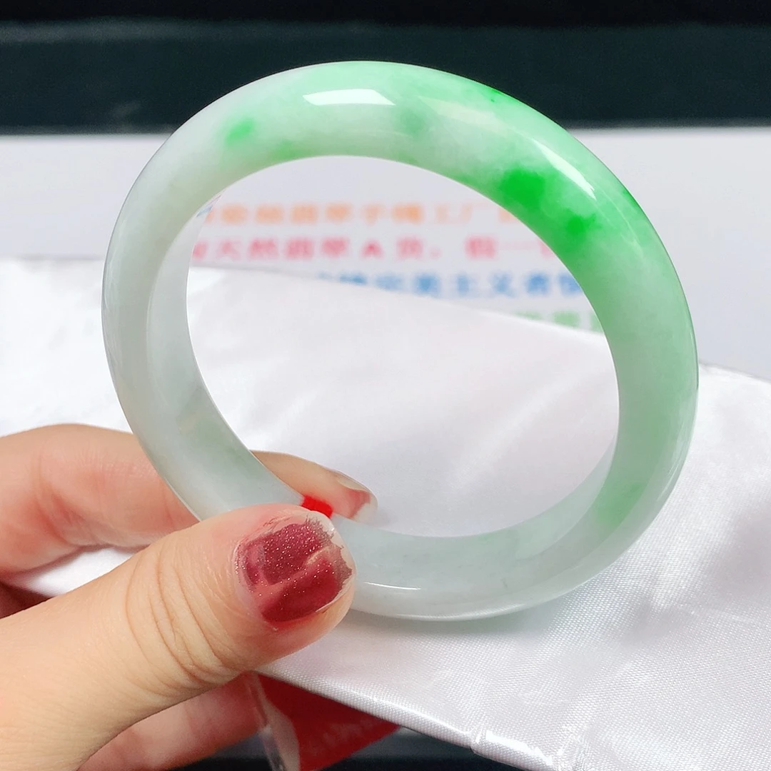 翡翠未镶嵌手镯1559