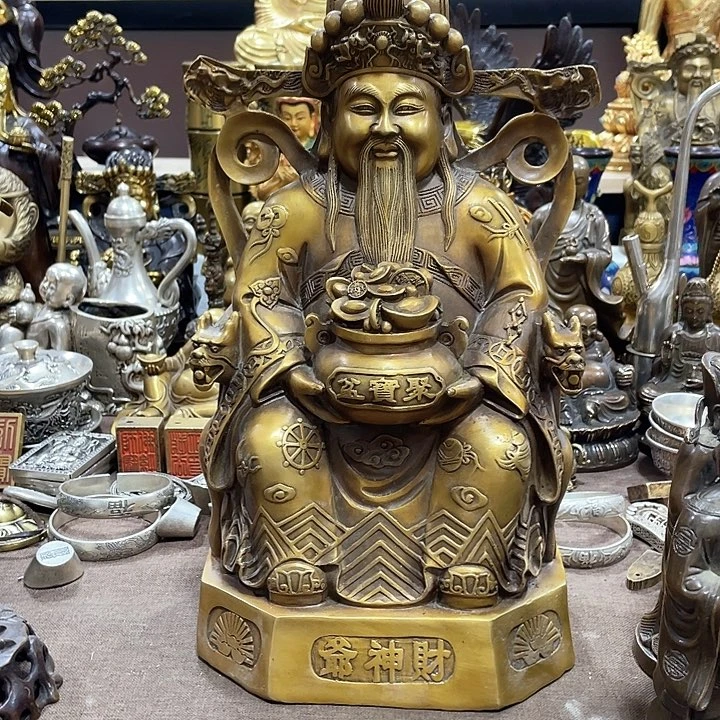 顺**然一远铜器工艺品摆件