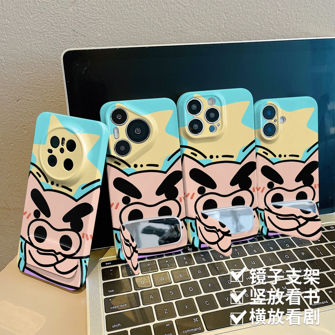 肥嘟嘟适用苹果菲林手机壳华为vivo小米oppo荣耀全包防摔保护套女