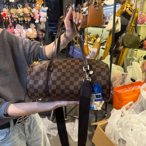 95新 LouisVuitton/路易威登 复燃精选/棋盘格巴比龙30
