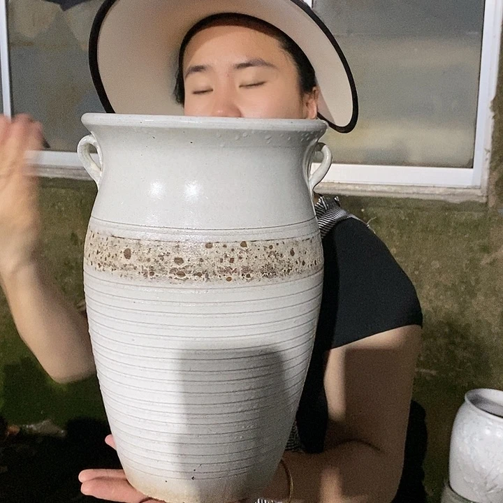 紫砂花盆正品口20高32