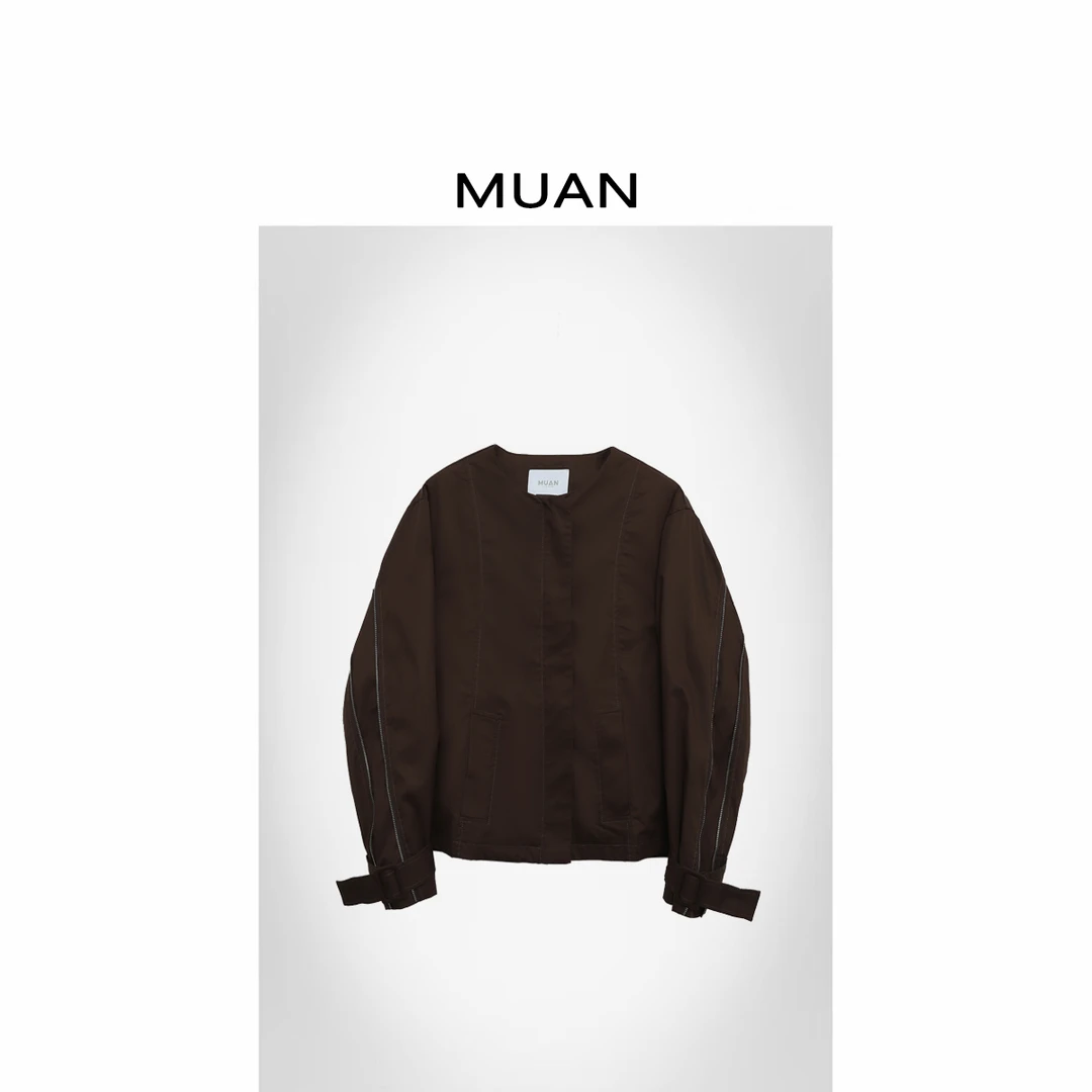 木岸MUAN：《诺丁顿外套》定制高级宽松百搭长袖外套女CQ-DG3-9038