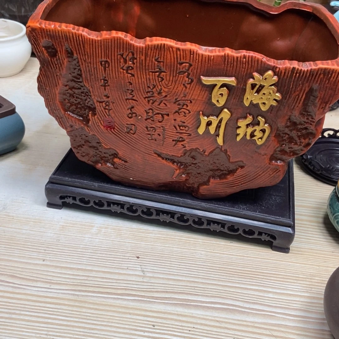 瓷片陶瓷花盆陶瓷艺术