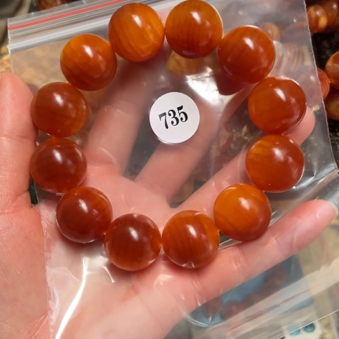 松木（琥珀木）手串/手链真*735号2.1包浆