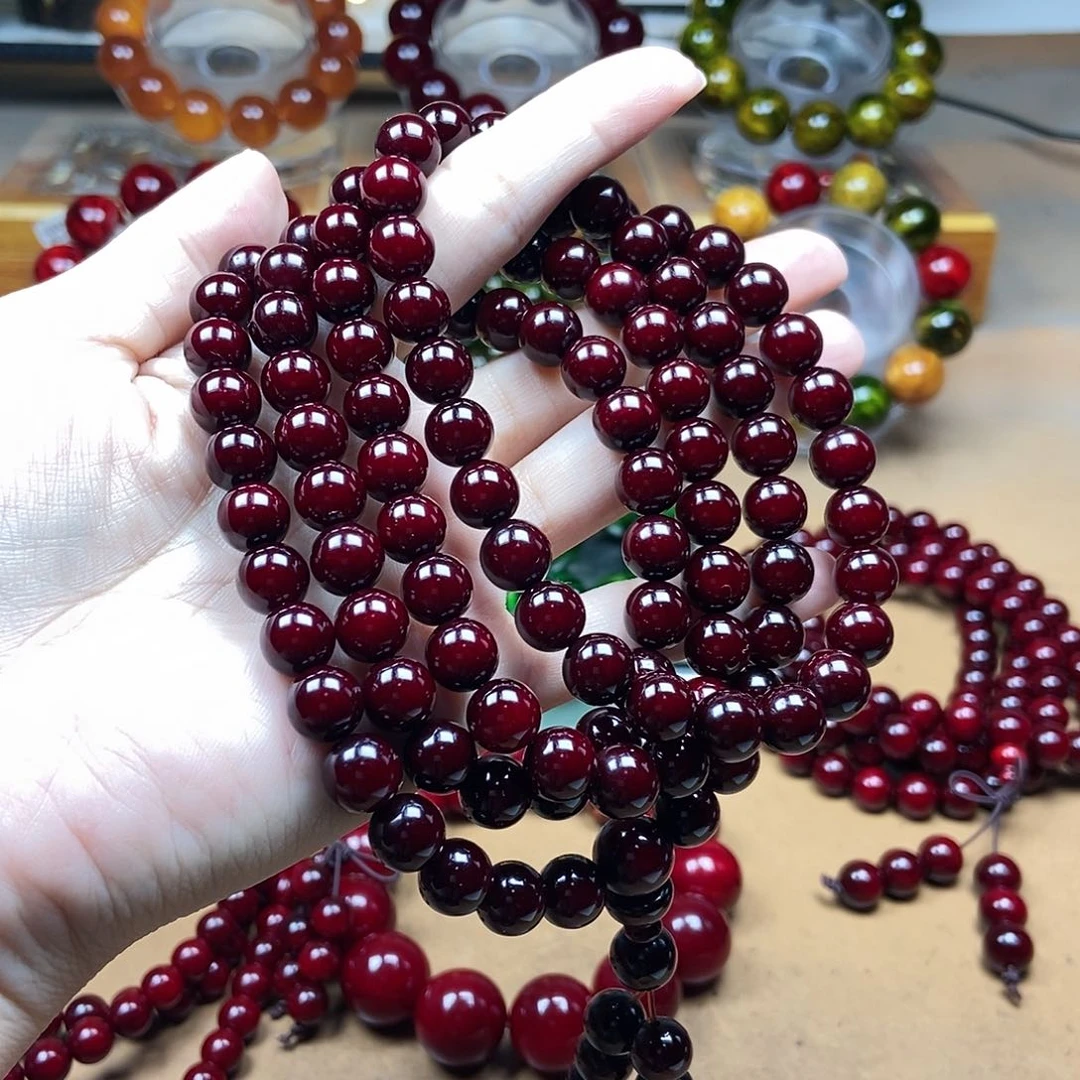 【闪购商品】贝壳杉（血龙木）手串/手链0.8*108