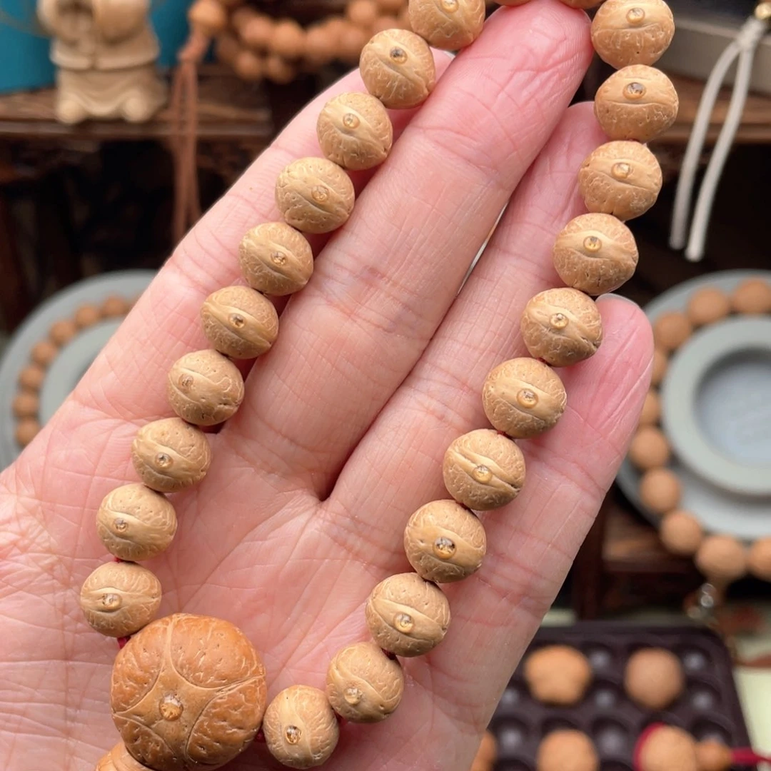 吊坠凤眼菩提福利10实心手串