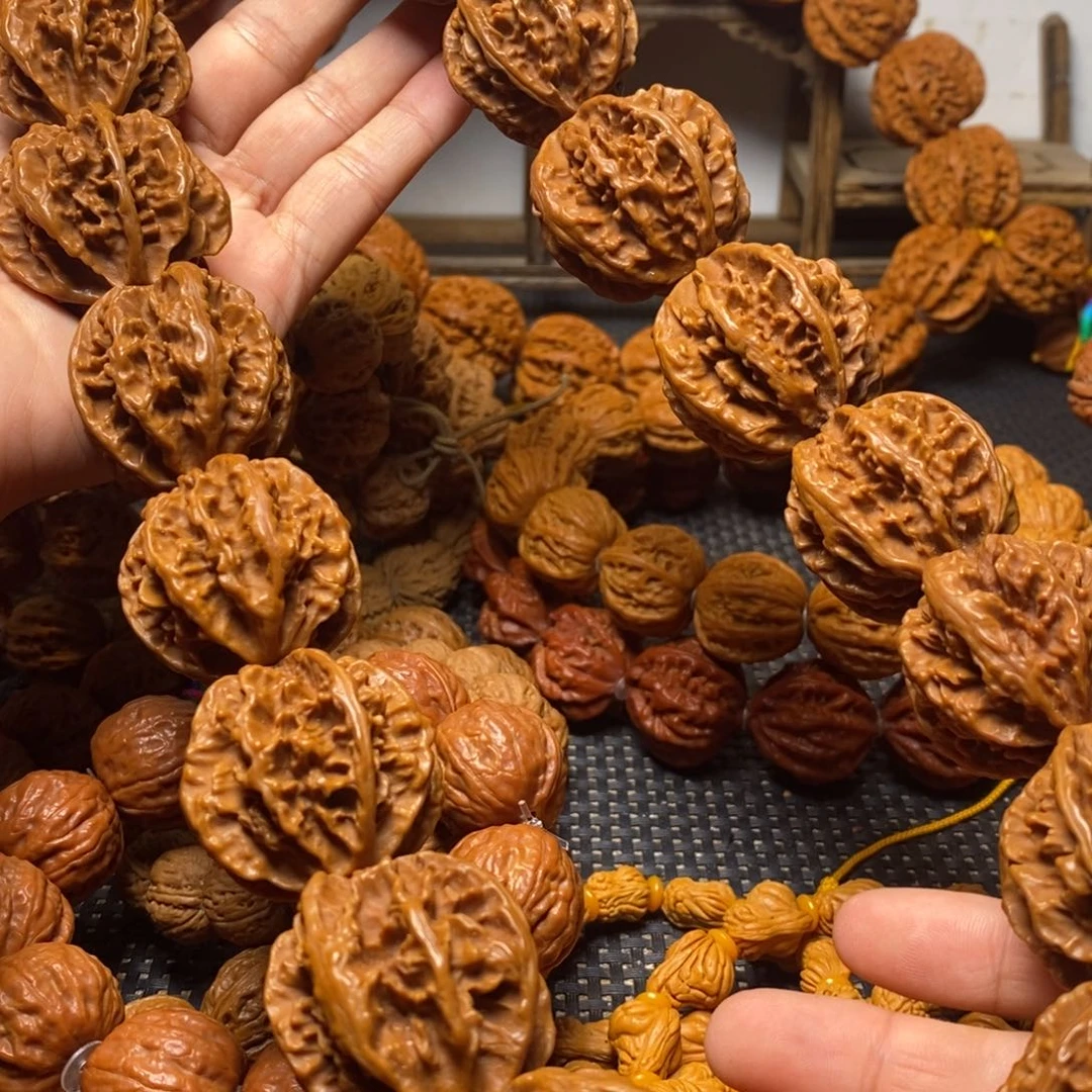 手串文玩核桃粗筋大麻花手持