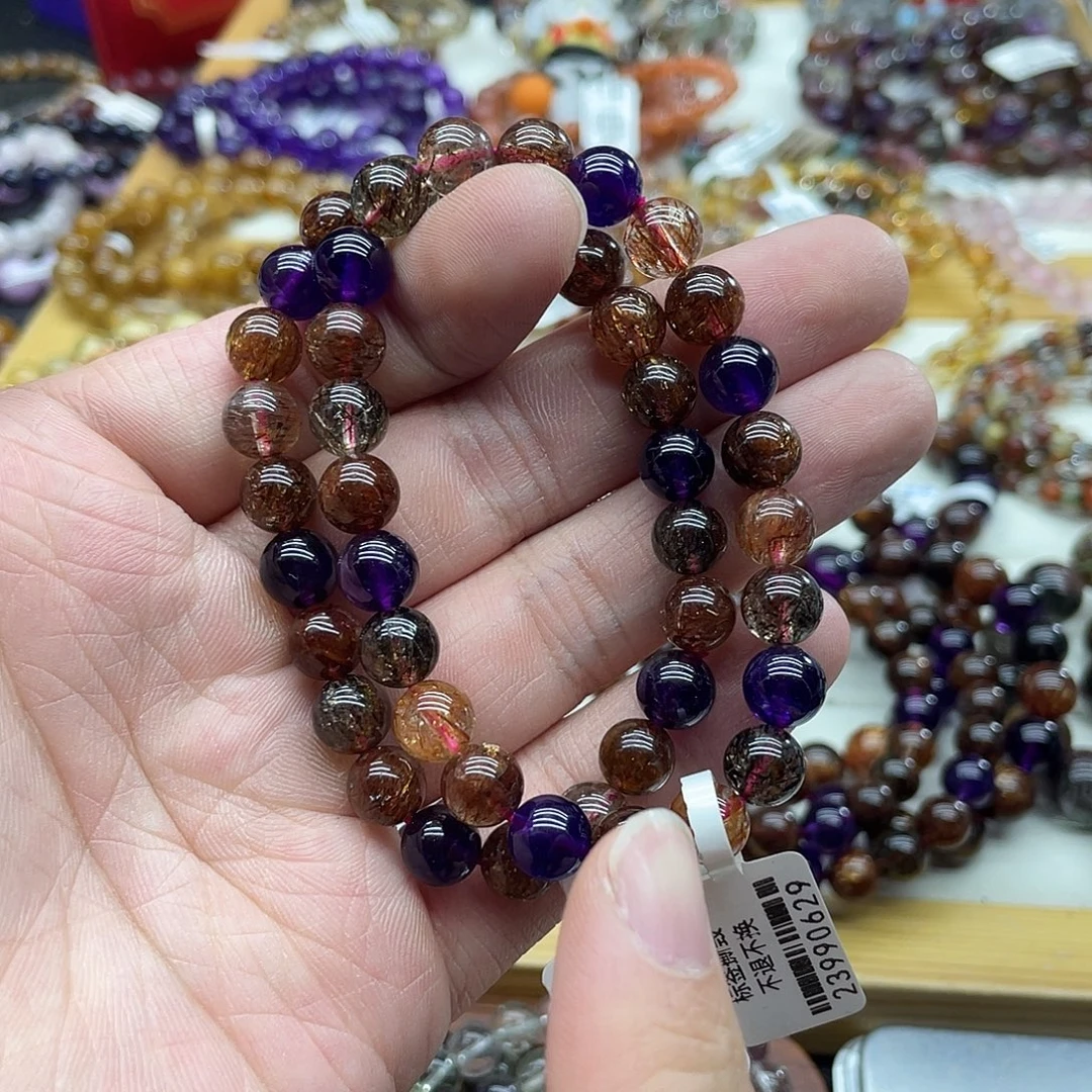 水晶未镶嵌手链多样性发货发一条