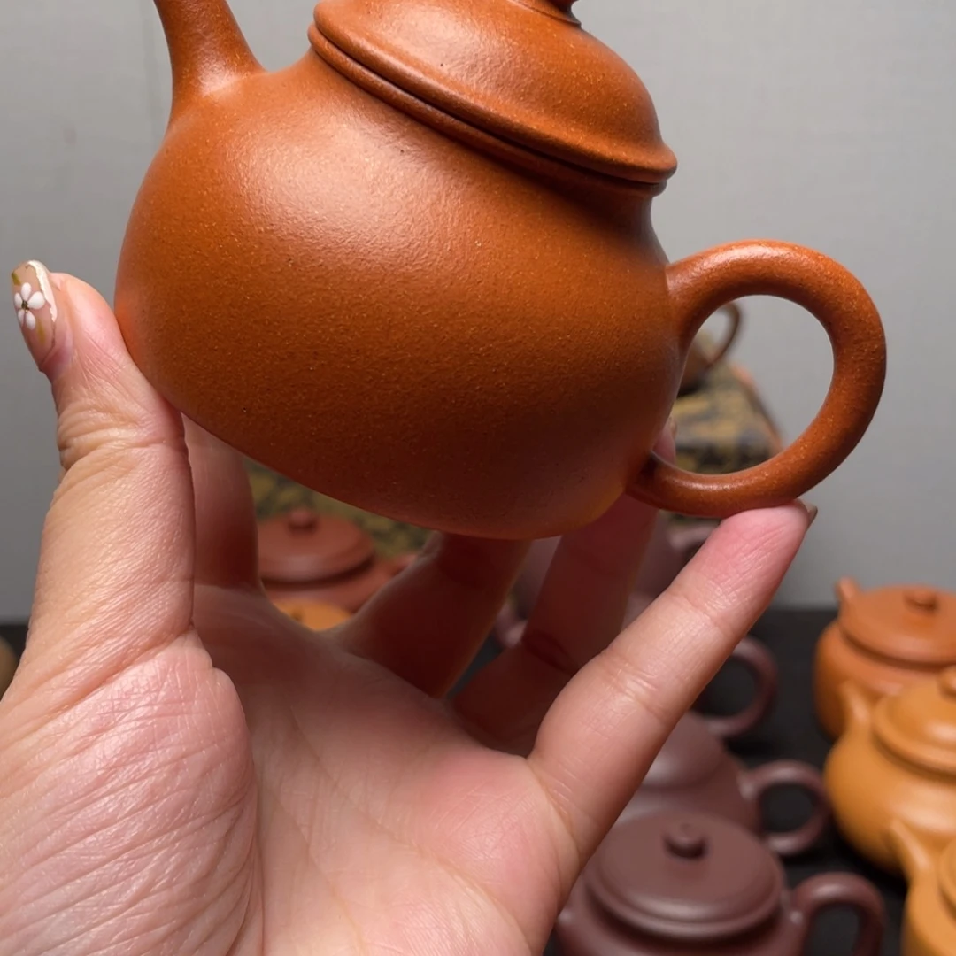 壶紫砂全手工冷金黄