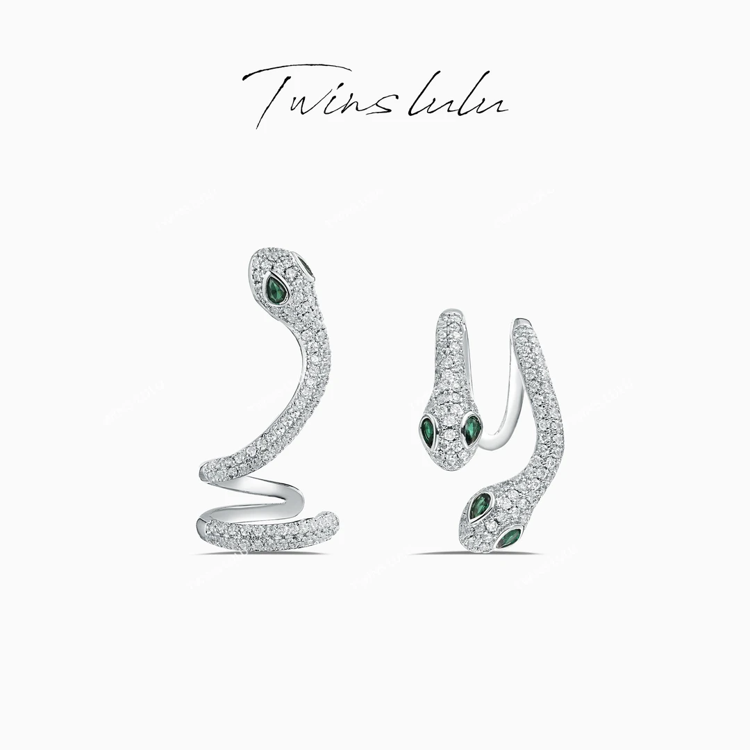 TWINS LULU 镀K金 新款爆款时尚设计感民族风蛇形耳骨夹TSL400