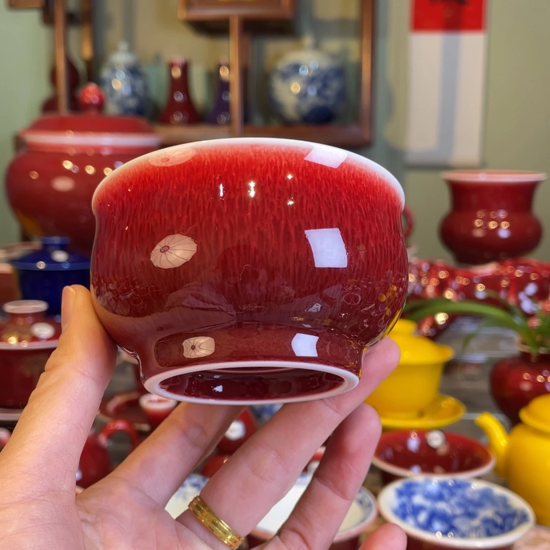 清欢雅玩原矿郎红福利罗汉杯