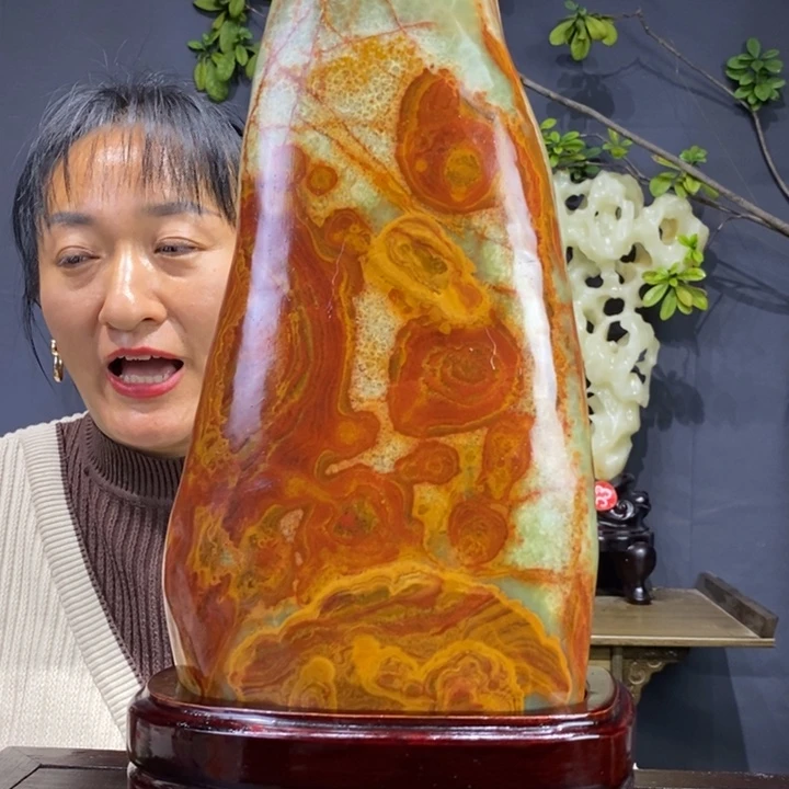 石材精品古青石摆件
