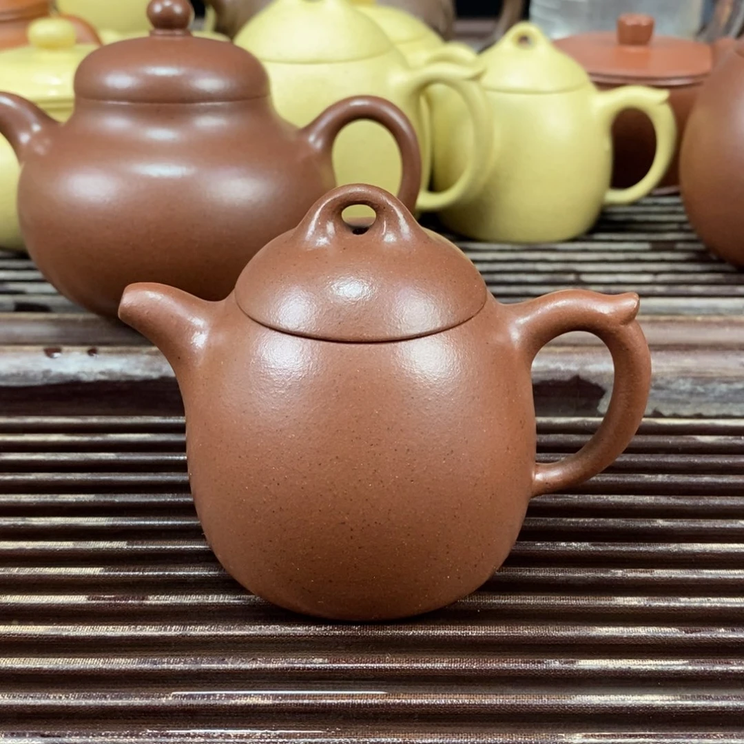 紫砂茶壶宜兴原矿紫砂壶秦权150c