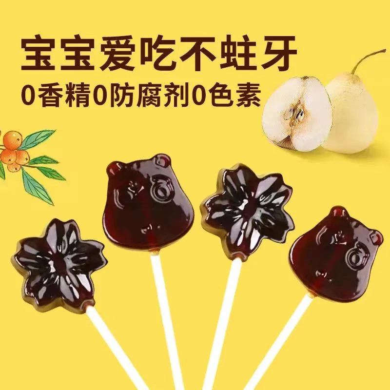 蜂蜜梨膏棒棒糖---配料表干净无添加营养好喝