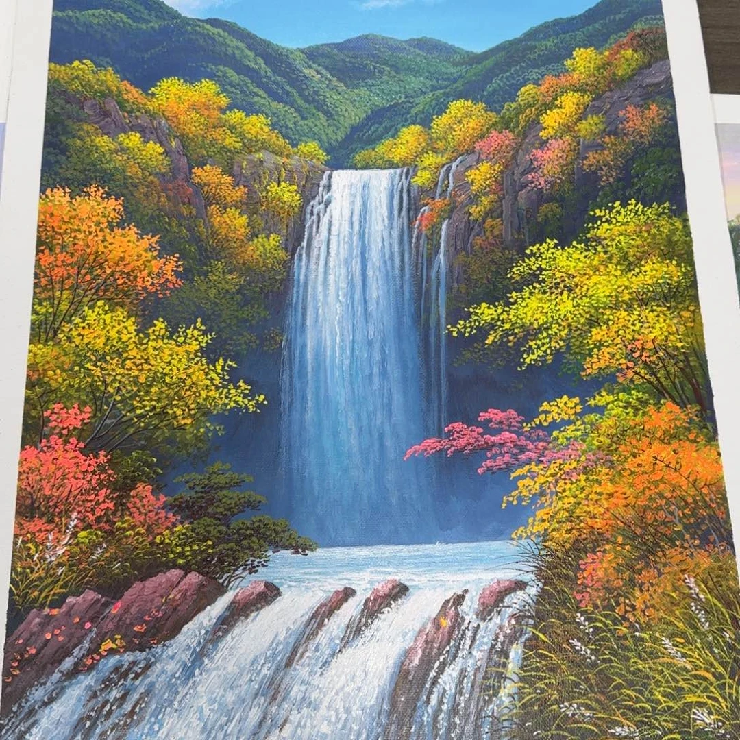 油画我也不知道为什么这么