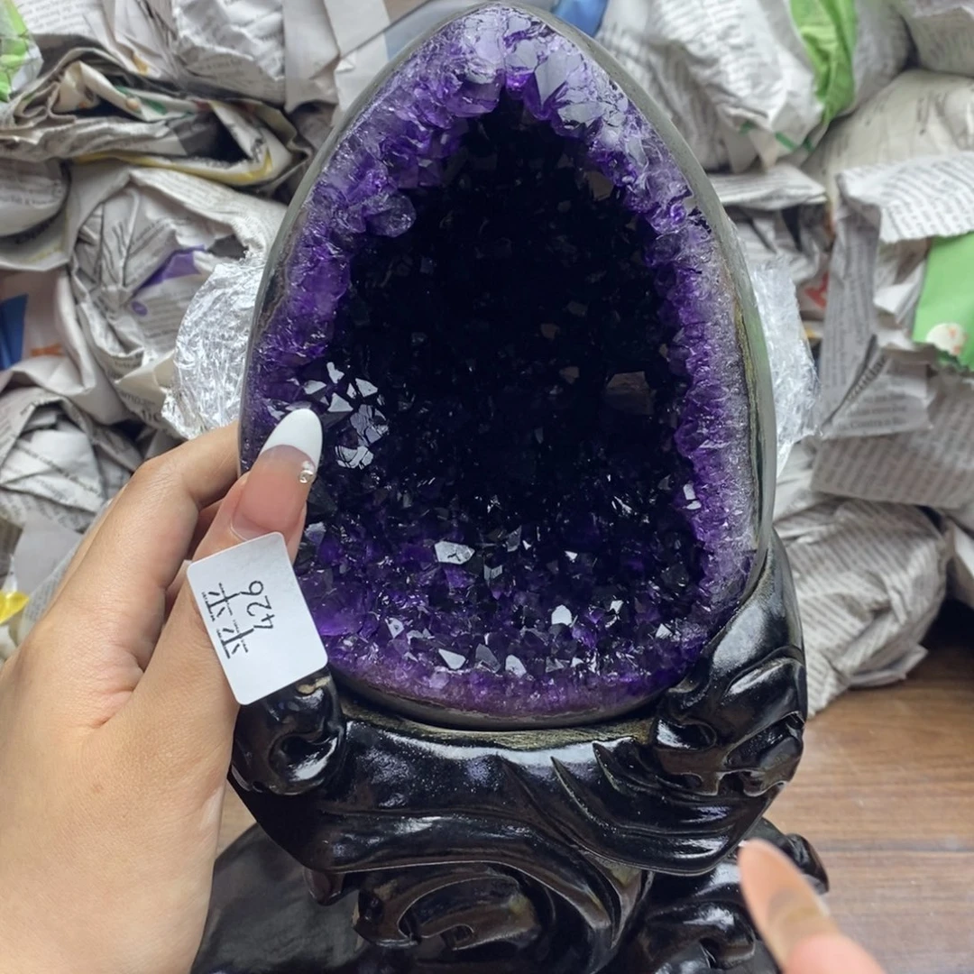 萌***~未镶嵌紫晶大型摆件（非配饰）