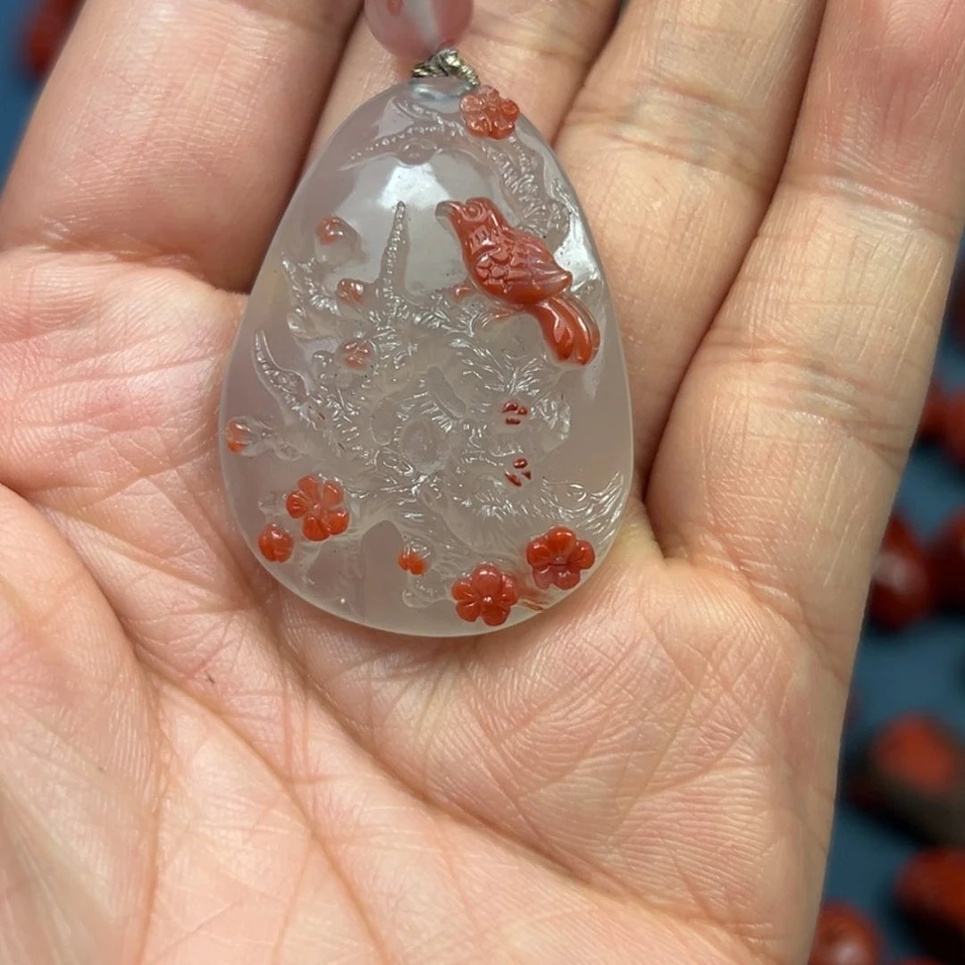 南红玛瑙颈饰未镶嵌