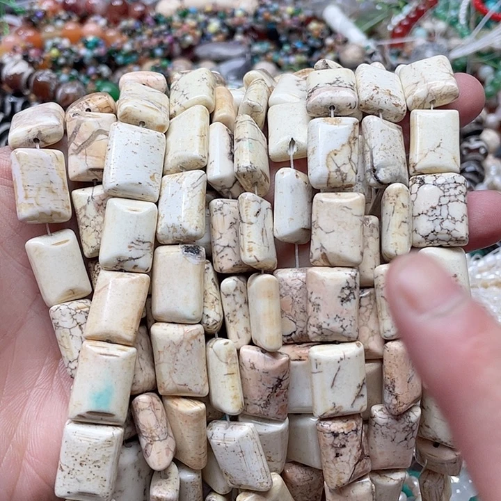 玛瑙/玉髓珠宝半成品合金一条13x18mm白松