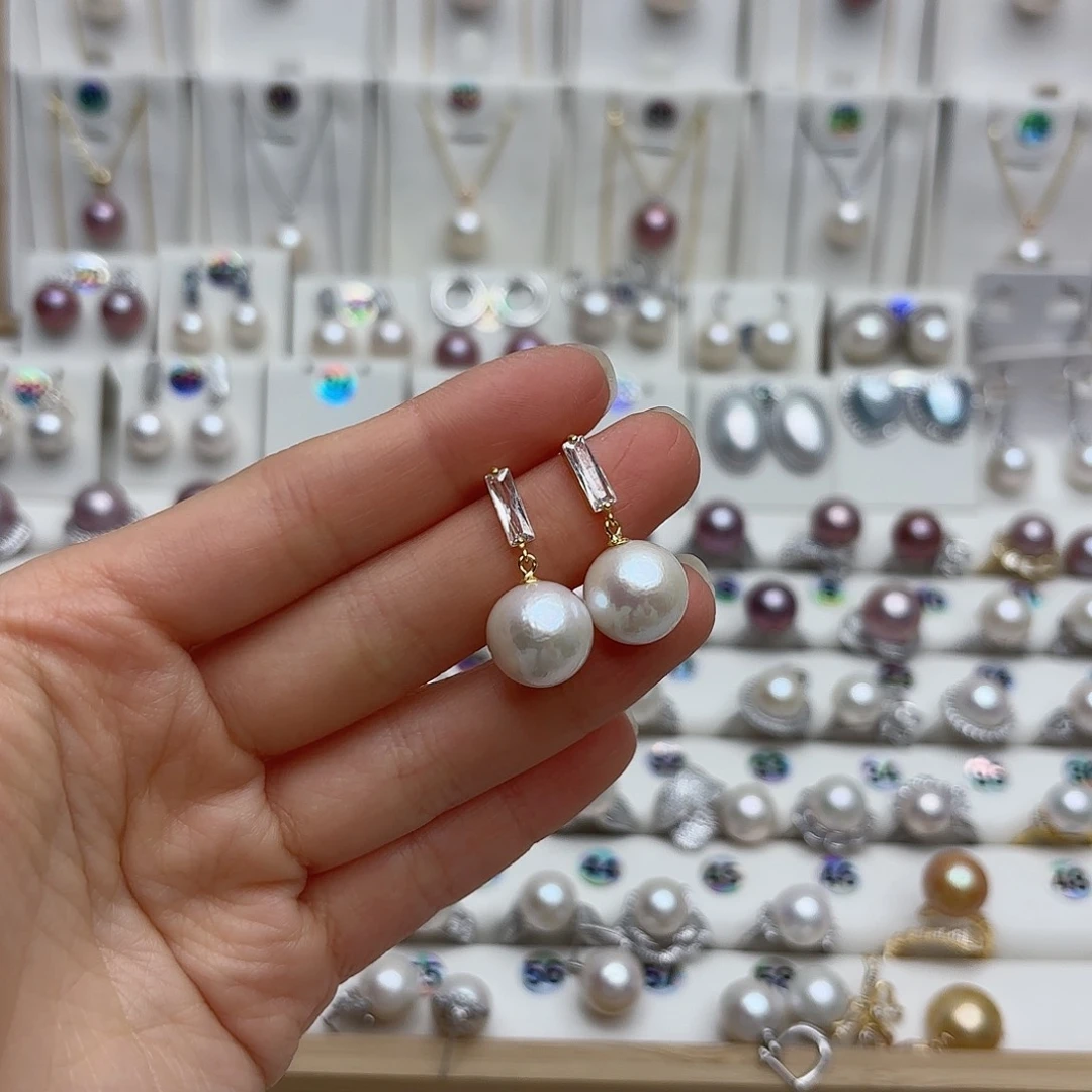 淡水珍珠颈饰银S925镶嵌