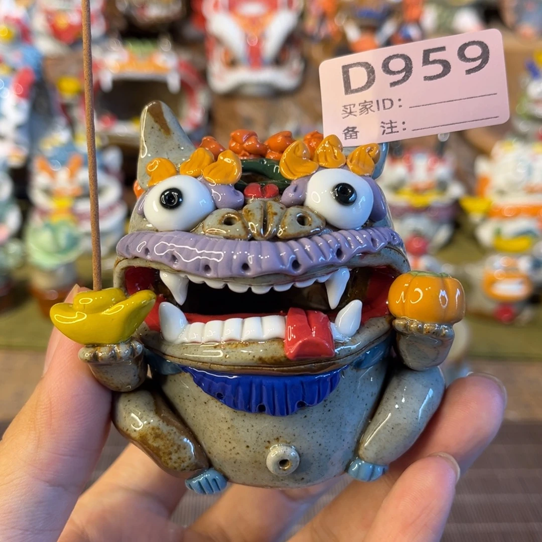泥塑纯手工茶宠摆件