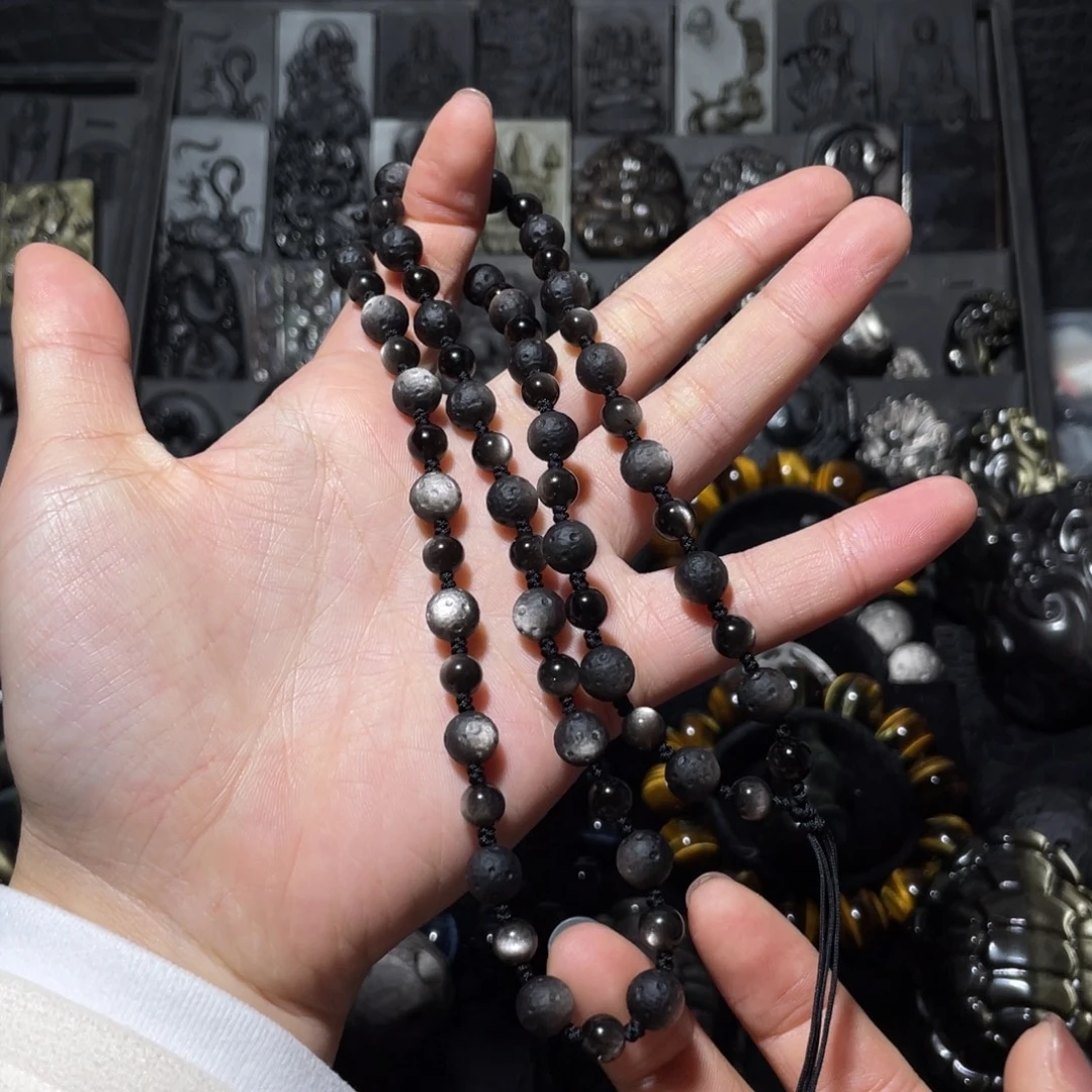 格***局黑曜岩未镶嵌珠宝奇石