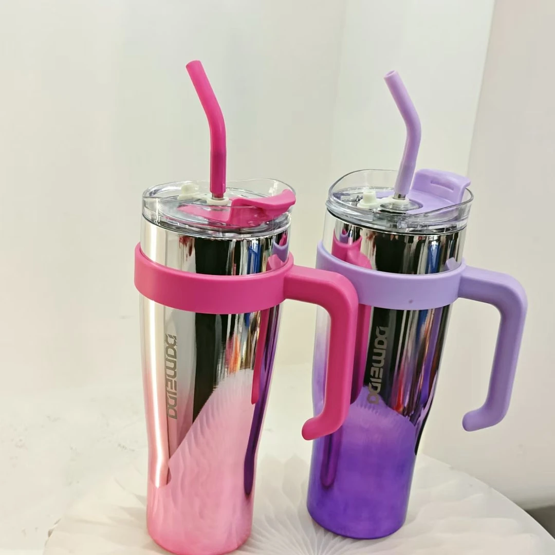 巨无霸不锈钢汽车杯40oz大容量手柄保温水杯