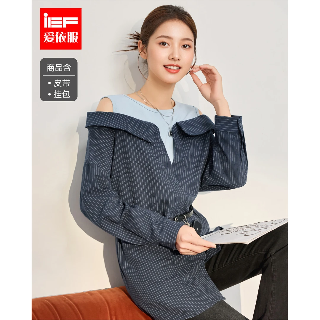 IEF/爱依服2025新款秋季梭织中上衣