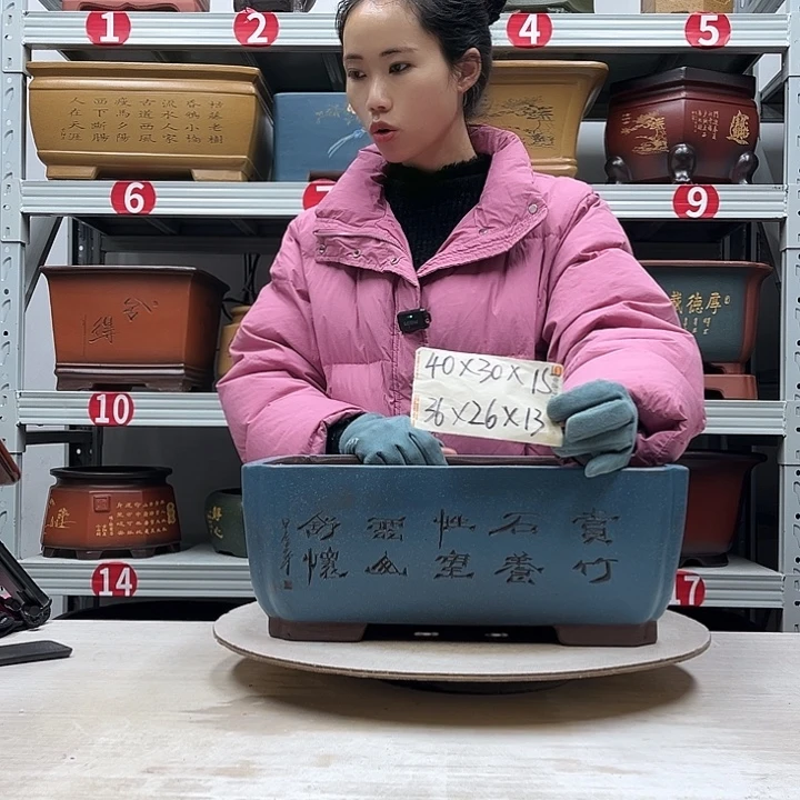 紫砂花盆紫砂花盆