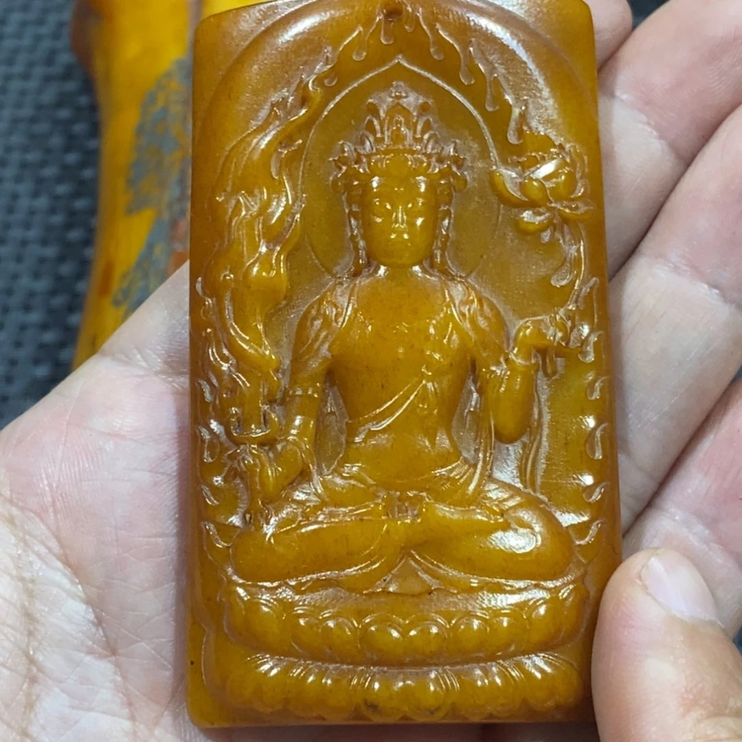 滴血莲花菩提吊坠