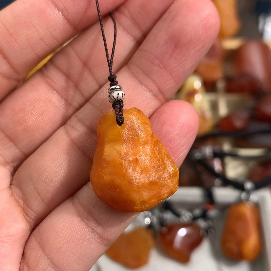 蜜蜡裸石未镶嵌你