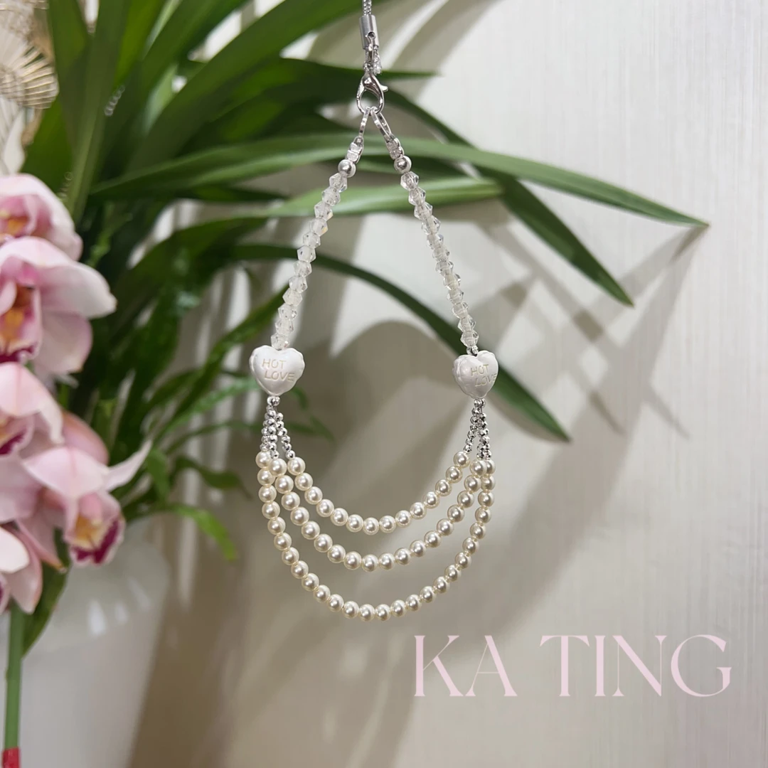 新款挂脖挂绳手腕款斜挎卡庭手机挂件/尤米原创设计链   109