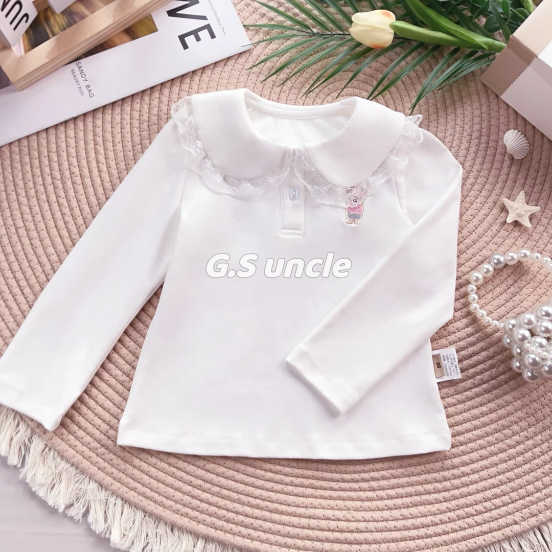 【糖水日记】T001女童新品2025秋冬气质衬衫百搭可爱儿童上衣