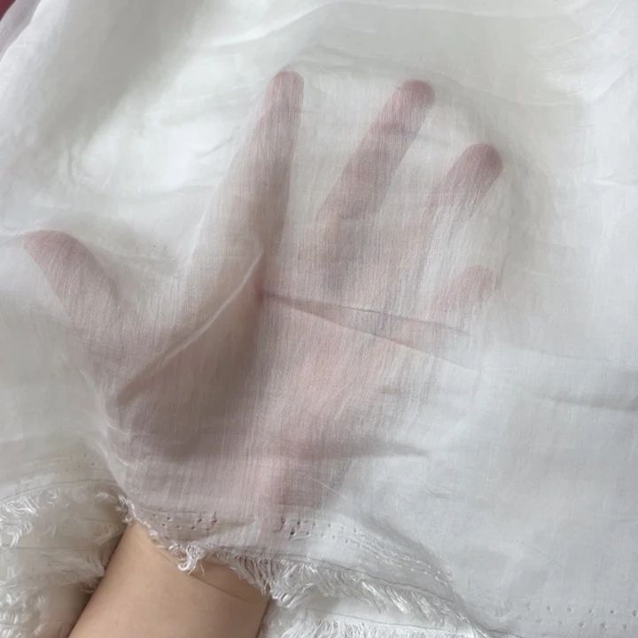 天丝（莱赛尔纤维）白色天丝棉薄款2