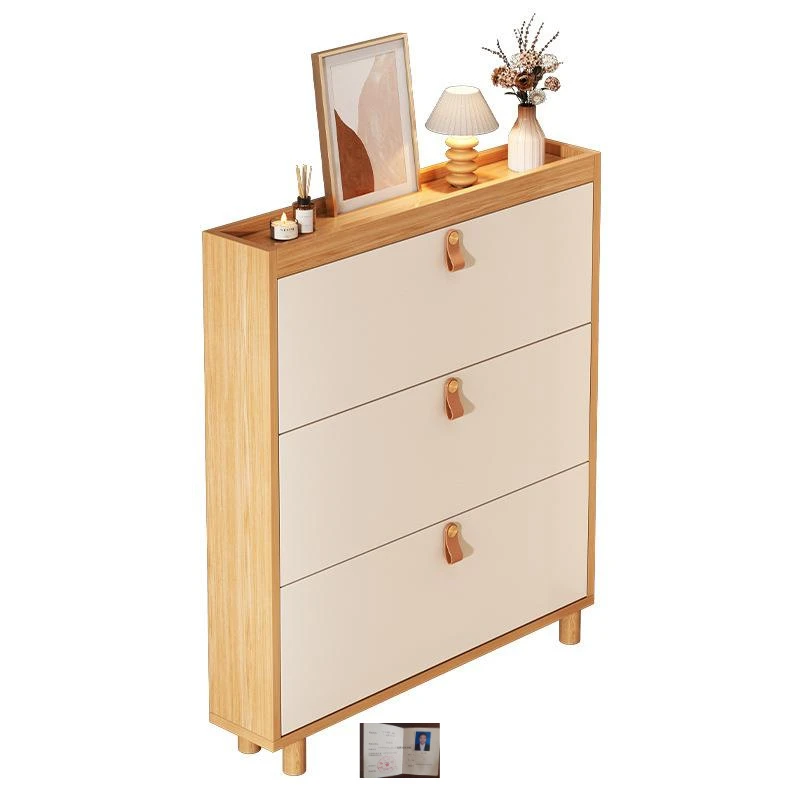 极窄入户鞋柜入户鞋柜一体靠墙超薄入门大容量经济鞋架收纳柜家用