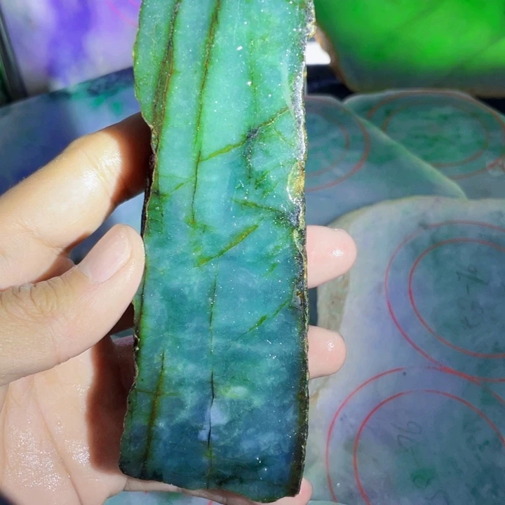 翡翠未镶嵌挂件把件