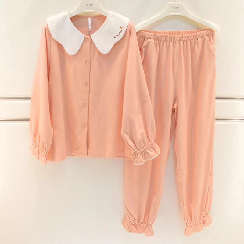 品牌睡衣女春秋家居服20258