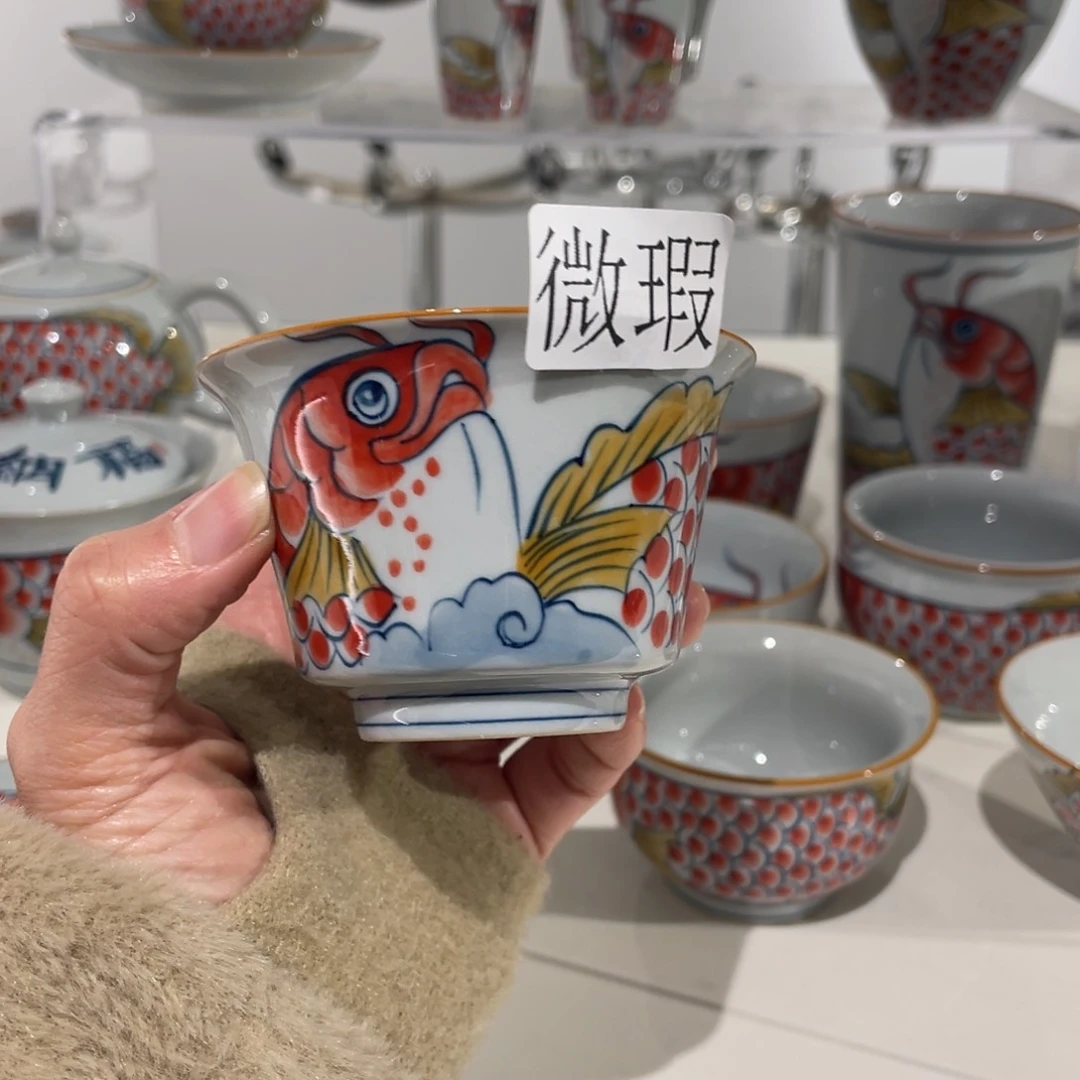 有瑕釉下彩纯手绘