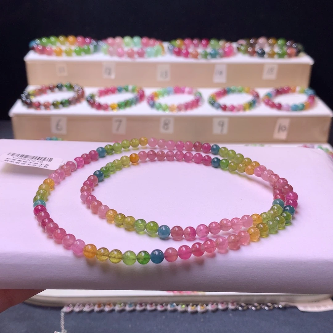 未镶嵌手链碧玺碧玺