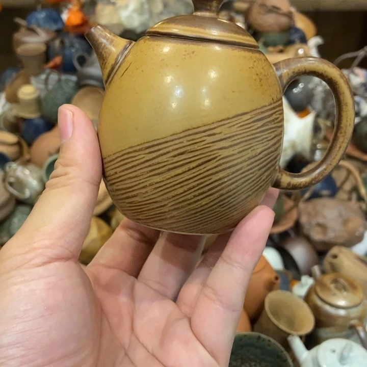 柴烧老岩泥高端茶器