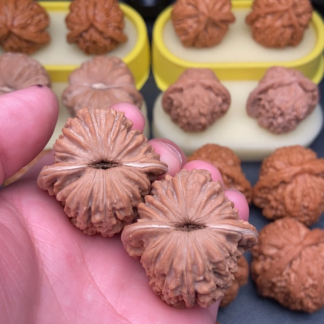 把件文玩核桃满菊楼子38